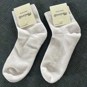 Madewell Classic White Athletic Socks